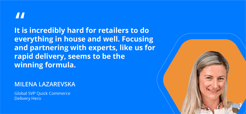 Milena Lazarevska Delivery Hero Retail Quote 1